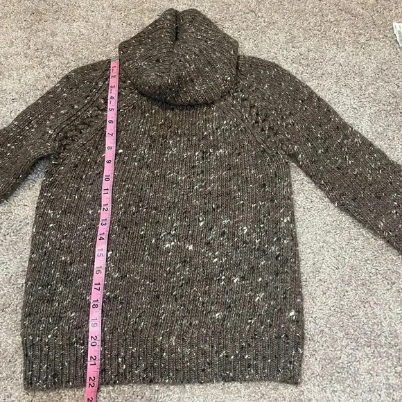 Veronica Beard Indie Sweater Womens Small Brown Knit Wool Turtleneck - Picture 15 of 16